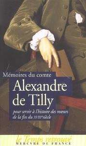 Mémoires du Comte Alexandre de Tilly