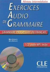 Exercices Audio Grammaire Progressive Intermédiaire +CD mp3