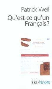 Qu'est-ce qu'un Français ?