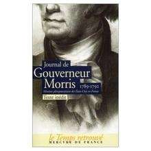 Journal du gouverneur Morris (1789-1792)