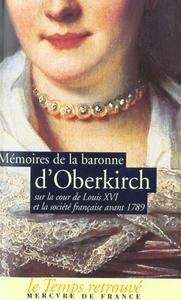 Mémoires de la Baronne D'Oberkirch