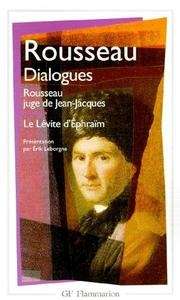 Dialogues - Le Lévite d'Éphraïm