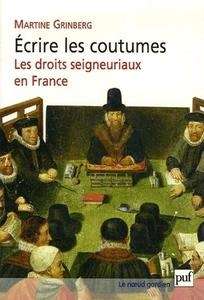 Écrire les coutumes
