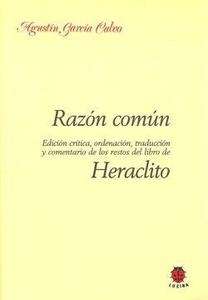 Razón Común. Heráclito