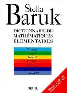 Dictionnaire de mathématiques élémentaires