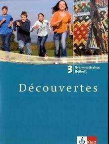 Découvertes série verte 3 Grammatisches Beiheft