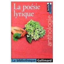La poésie lyrique