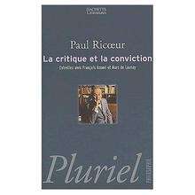 La critique et la conviction