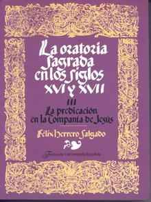 La oratoria sagrada en los siglos XVI y XVII