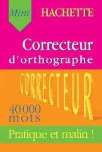 Correcteur d'orthographe Hachette