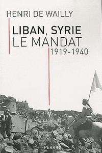 Liban, Syrie le mandat (1919-1940)
