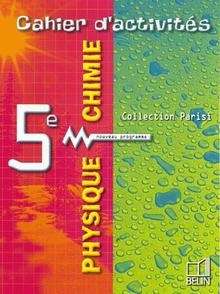 Physique-Chimie 5e Cahier d'activités