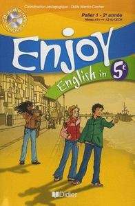 Enjoy English in 5e Livre d'élève