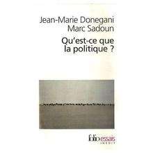 Qu'est-ce que la politique?