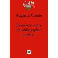 Premiers cours de philosophie positive