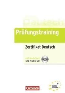 Prüfungstraining Zertifikat Deutsch mit Audio CD y CD ROM