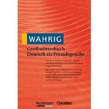 Wahrig Grosswörterbuch Deutsch als Fremdsprache