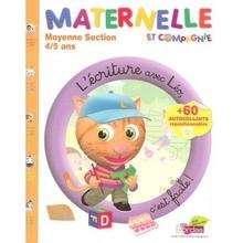 Maternelle et Compagnie 4/5 ans avec + de 60 autocollants repositionnables
