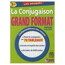 La conjugaison grand format