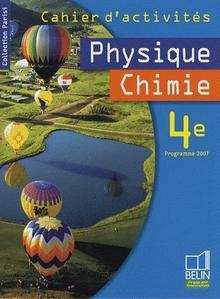 Physique Chimie 4e. Cahier d'activités