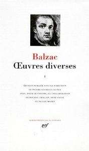 Oeuvres diverses (Balzac)