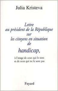 Lettre au président de la République sur les citoyens en situation de handicap