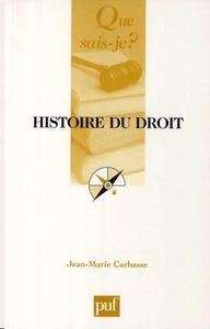 Histoire du droit