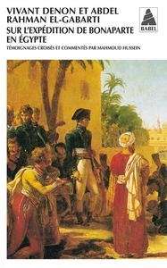 Sur l'expédition de Bonaparte en Égypte