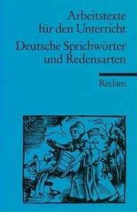 Deutsche Sprichwörter und Redensarten