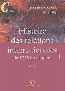 Histoire des relations internationales de 1945 à nos jours