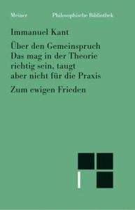 Über den Gemeinspruch: Das mag in der Theorie richtig sein, taugt aber nicht für die Praxis