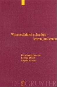 Wissenschaftlich schreiben-lehren und lernen