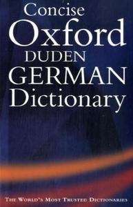 Concise Oxford Duden German Dictionary