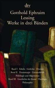 Werke, 1-3 (Gotthold Ephraim Lessing)