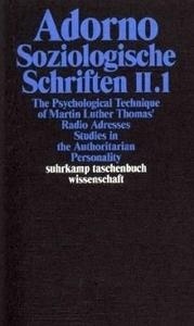 Soziologische Schriften II, 2 Tle.