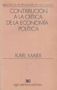 Contribución a la crítica de la economía política