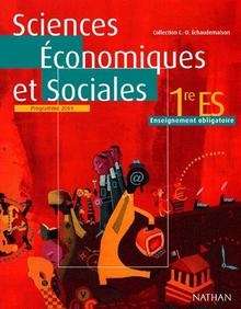 Sciences Économiques et Sociales 1re ES