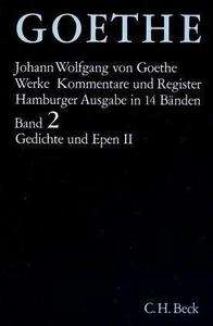 Werke, Hamburger Ausgabe, Bd. 2, Gedichte und Epen, Teil 2