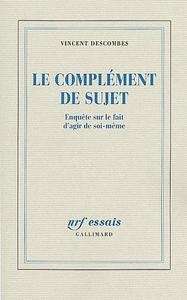 Le complément de sujet