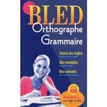 Bled Orthographe Grammaire