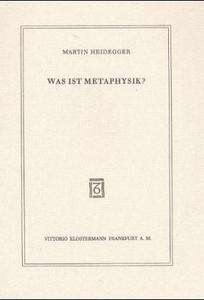 Was ist Metaphysik?