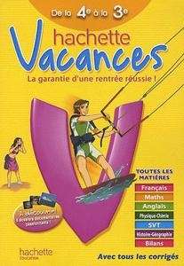 Hachette Vacances de la 4e à la 3e