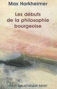 Les débuts de la philosophie bourgeoise