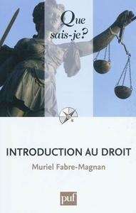 Introduction au droit