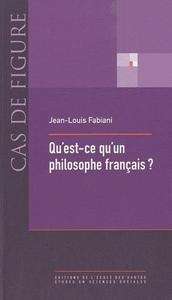 Qu'est-ce qu'un philosophe français?