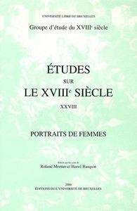 Études sur le XVIIIe siècle