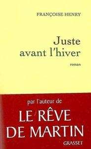 Juste avant l'hiver