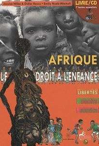 Afrique, le droit à l'enfance (livre + CD)