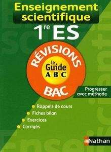 ABC Réussite Bac Science de la vie et de la terre première ES