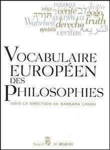 Vocabulaire européen des philosophies